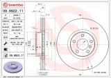 Disc frana BREMBO 09.9922.11