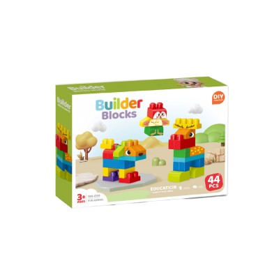 Set de constructie STEAM - Animalute haioase (44 piese) PlayLearn Toys foto