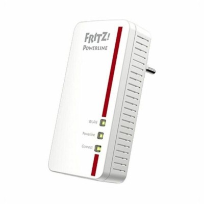 Adaptor PLC Fritz! WLAN 1260E 866 Mbps 5 GHz Alb Roșu foto