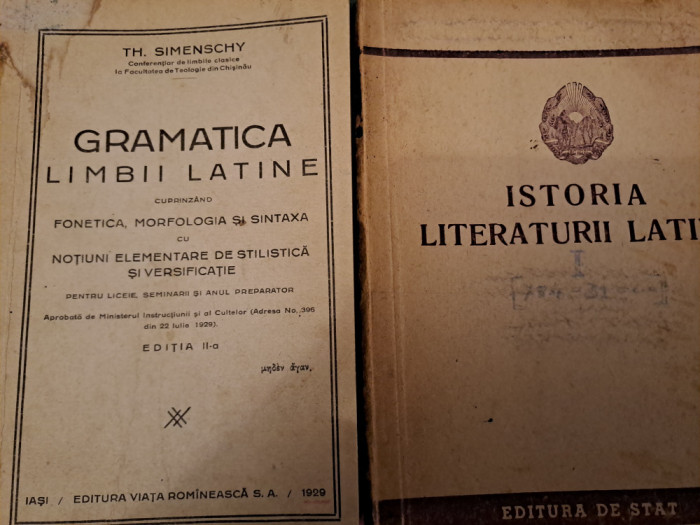Manuale Latina, interbelic