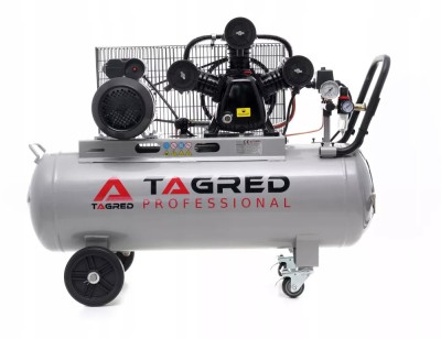 Compresor aer comprimat 100L 230V 5.6CP 650L min 8bar 3 pistoane+regulator dezumidificator(TA342B) foto