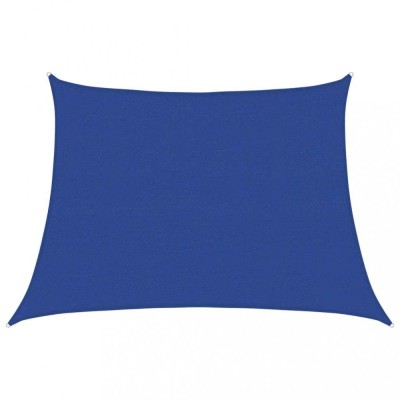 Panza parasolar, albastru, 4/5x3 m, HDPE, 160 g/m&amp;sup2;, trapez foto