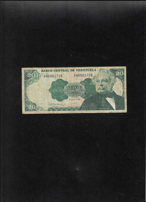 Venezuela 20 bolivares bolivari 1992 seria46661756 foto