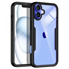 Husa pentru Apple iPhone 16, Techsuit, ColorVerse 360, Neagra