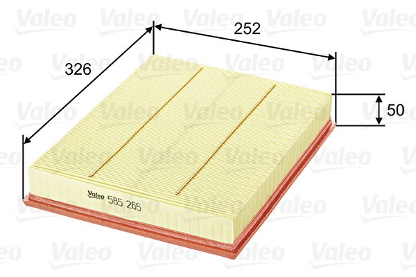 VALEO 585265 Filtru aer