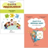 Set 2 caiete pentru grupa mijlocie, 4-5 ani: Caietul prescolarului si Joaca-te cu creionasul magic! - Gabriela Berbeceanu, Smaranda Maria Cioflica