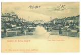 3312 - TURNU-SEVERIN, Market, Park, Litho, Romania - old postcard - unused, Necirculata, Printata