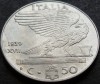 Moneda istorica 50 CENTESIMI - ITALIA FASCISTA, anul 1939 *cod 3162 B excelenta, Europa