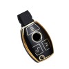 Husa negru pentru cheie 3 butoane Mercedes CLA GLC GLA GLK W203 W210 W211 W204 W176 A B C R Class, Oem