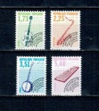 Franta 1992 - Instrumente muzicale (II), uzuale preobliterate, serie neuzata