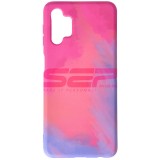 Husa Silicon Watercolor Samsung Galaxy A32 5G Purplish Red
