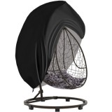 Husa impermeabila pentru cos dublu de gradina Gardlov, neagra