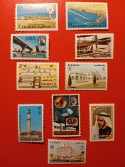 DUBAI, CONSTRUCȚII - SERIE COMPLETĂ MNH foto