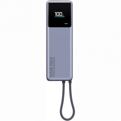 Baterie Externa Xiaomi, 10000mAh, 165W, PD, 2 x USB-C, Gri PB1165MI foto