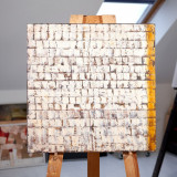 Tablou pictat manual personalizat la comanda 98x98cm Galerie arta online, Abstract, Ulei