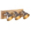 VidaXL Lampă suspendată industrială, argintiu, 70x23 cm lemn mango E27