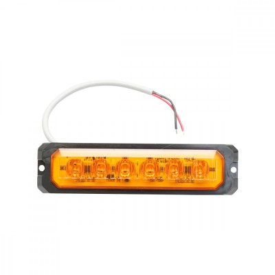 Lampa LED laterala de gabarit galbena 12-24V FR0404 Breckner Germany foto