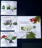 Cumpara ieftin SLOVENIA 2021 flori Plante flora SERIE+BLOC MNH