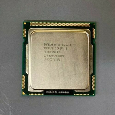 159. Procesor PC Intel Core I5 650 3.2GHZ SLBLK SKT 1156 Livrare gratuita! foto