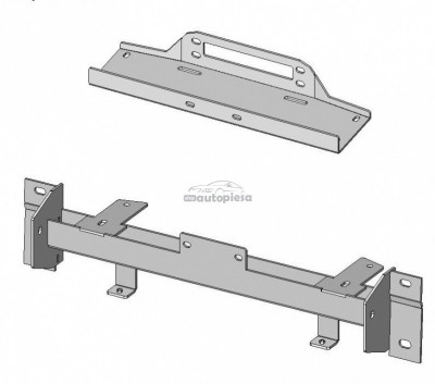 Suport fixare troliu Nissan Navara fabricat incepand cu 2005 APS-NCSV foto