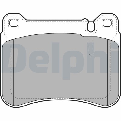 DELPHI LP1979 set placute frana,frana disc foto