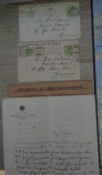 CORESPONDENȚĂ CONSTANTIN GEROTA - 1913 (6 scrisori, 2 cărți poștale și 1 plic)