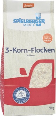 Fulgi Bio din 3 Cereale Integrale Spielberger 500gr foto