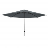 Madison Umbrelă de soare &quot;Mykanos&quot;, 250 cm, gri