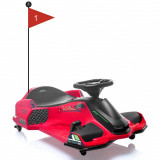 Cumpara ieftin Masinuta-Kart electric pentru copii 5-11 ani, Rider Drift 360, 180W, 24V, culoare Rosie