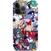 Husa compatibila cu Apple iPhone 14 model Graffiti Cartoons, Silicon, TPU, Viceversa, Transparent, Carcasa