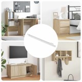 vidaXL Glisieră de sertar 49 pcs Alb Oțel 864661