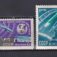 RUSIA ( U.R.S.S.) 1961 COSMOS MI.2497-2498MNH