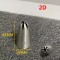Dui inox model 2D, 42x25 mm
