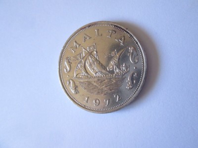 Malta 10 Cents 1972 in stare foarte buna foto