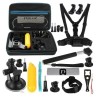 Set de 20 de accesorii Puluz pentru camere sportive (inclusiv Osmo Action 5 Pro) PKT11