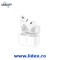 Casti Wireless Hoco EW09 Studious, TWS, Microfon, Bluetooth 5.1, Alb - 2