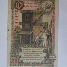 Germania notgeld 25 Pfennig 1920 Beckum