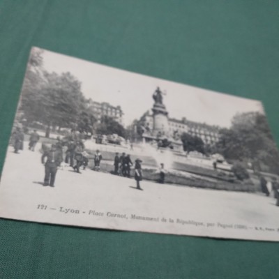 CARTE POSTALA LYON INTERBELICA CIRCULATA foto