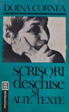 Scrisori deschise si alte texte Doina Cornea 1991 Humanitas Brosata 208 pagini Literatura Autori Romani