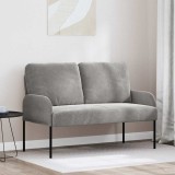 vidaXL Canapele cu pernă 110cm Gri deschis placaj 42023455