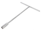 Cheie tubulară HEX 12mm 300mm oțel crom-vanadium