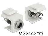 Modul Keystone DC 5.5 x 2.5 mm socket, Delock 86373