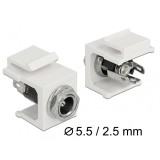 Modul Keystone DC 5.5 x 2.5 mm socket, Delock 86373