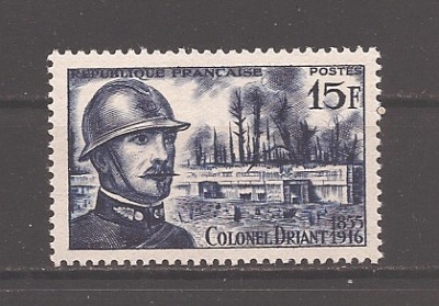 Franta 1956 - Colonelul Driant, MNH foto