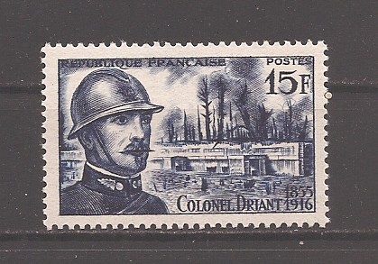 Franta 1956 - Colonelul Driant, MNH