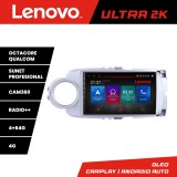 Navigatie Dedicata Toyota Yaris 2010-2018 Lenovo Android QLED 4GB+64GB Ecran Octa-Core Navigatie GPS Waze Bluetooth