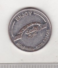 bnk jt Romania jeton Daily Caffe - fier nichelat