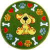Covor Kolibri Rotund Puppy 11100 - 67x67, Verde