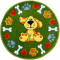 Covor Kolibri Rotund Puppy 11100 - 67x67, Verde
