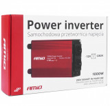 Invertor Tensiune 12V-230V 1000W Amio 03283